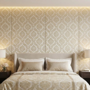 The Royal Damask Bookmatch Wall
