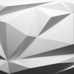 Vectra Geometric Prism Panel (Matte White)